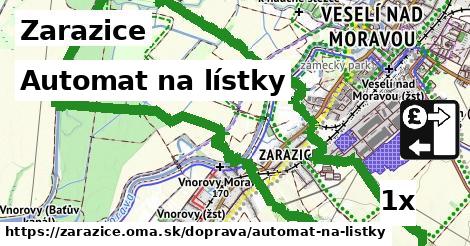 Automat na lístky, Zarazice