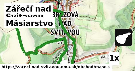 mäsiarstvo v Zářečí nad Svitavou