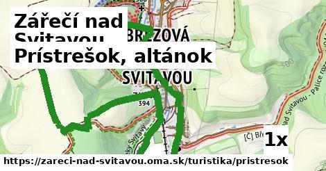 prístrešok, altánok v Zářečí nad Svitavou