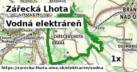 vodná elektráreň v Zářecká Lhota