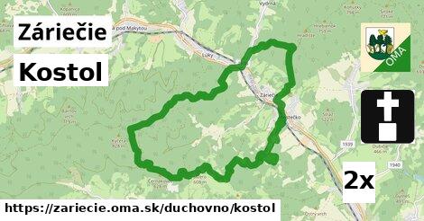 Kostol, Záriečie