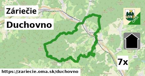 duchovno v Záriečie