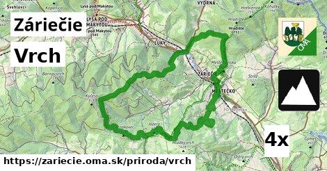 Vrch, Záriečie