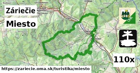 Miesto, Záriečie