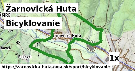 bicyklovanie v Žarnovická Huta