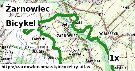 bicykel v Żarnowiec