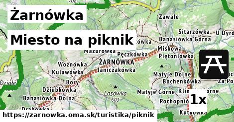 miesto na piknik v Żarnówka