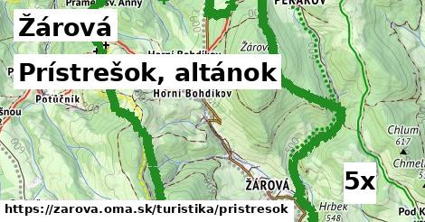 Prístrešok, altánok, Žárová