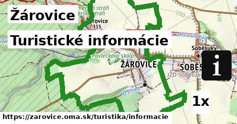 turistické informácie v Žárovice