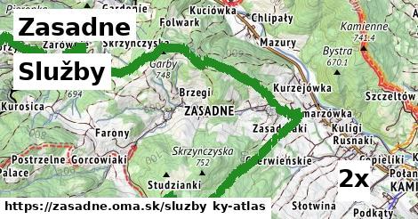 služby v Zasadne