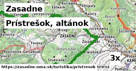 prístrešok, altánok v Zasadne