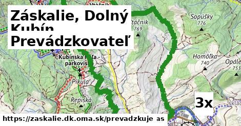 prevádzkovateľ v Záskalie, Dolný Kubín