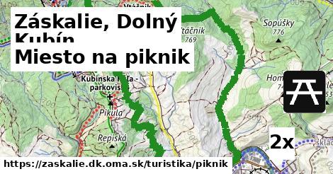 Miesto na piknik, Záskalie, Dolný Kubín