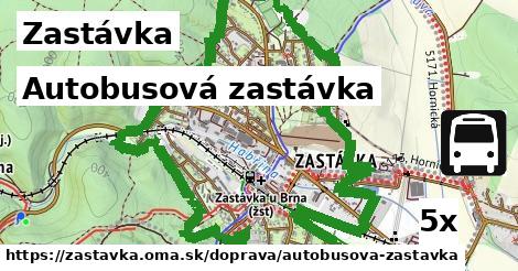 Autobusová zastávka, Zastávka