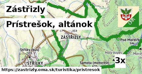 Prístrešok, altánok, Zástřizly