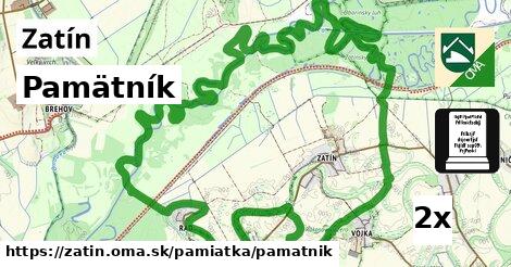 Pamätník, Zatín