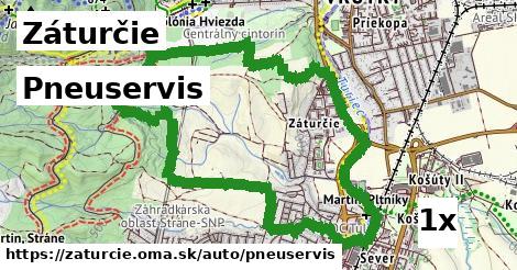 Pneuservis, Záturčie