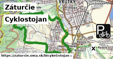 Cyklostojan, Záturčie