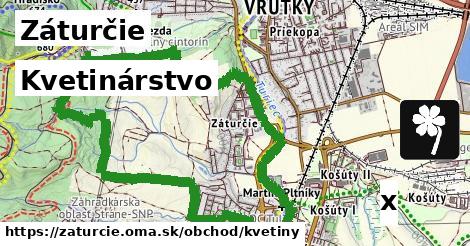 Kvetinárstvo, Záturčie