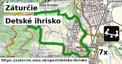 detské ihrisko v Záturčie