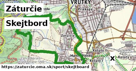 Skejtbord, Záturčie