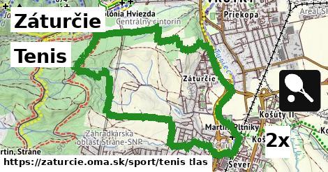 Tenis, Záturčie