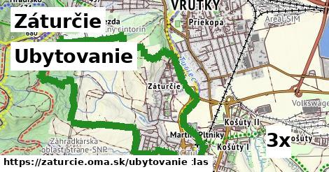 ubytovanie v Záturčie