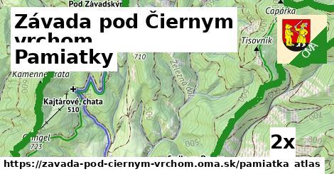 pamiatky v Závada pod Čiernym vrchom