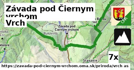 Vrch, Závada pod Čiernym vrchom