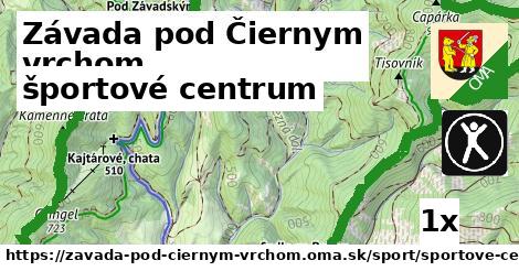 športové centrum, Závada pod Čiernym vrchom
