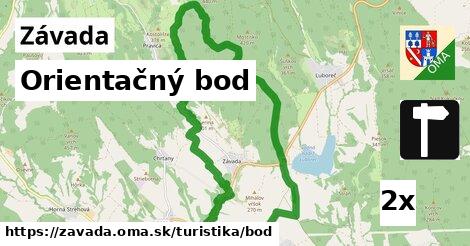 orientačný bod v Závada