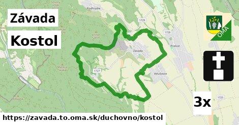 Kostol, Závada, okres TO