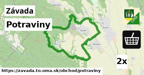 Potraviny, Závada, okres TO