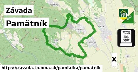 Pamätník, Závada, okres TO