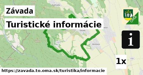 Turistické informácie, Závada, okres TO