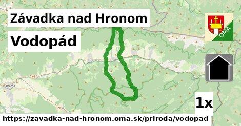 Vodopád, Závadka nad Hronom