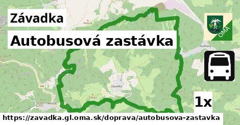 Autobusová zastávka, Závadka, okres GL