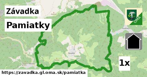 pamiatky v Závadka, okres GL