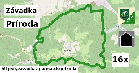 príroda v Závadka, okres GL