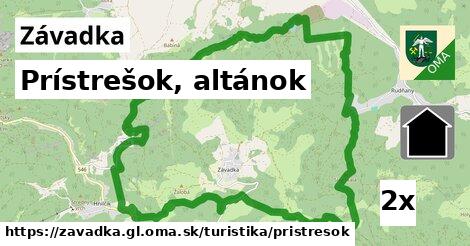 Prístrešok, altánok, Závadka, okres GL