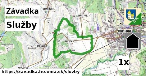 služby v Závadka, okres HE