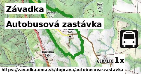 Autobusová zastávka, Závadka