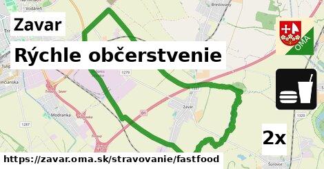 Rýchle občerstvenie, Zavar