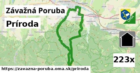 príroda v Závažná Poruba