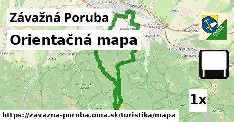 Orientačná mapa, Závažná Poruba