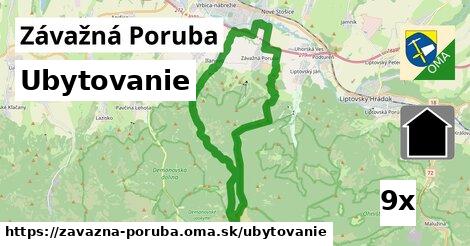 ubytovanie v Závažná Poruba