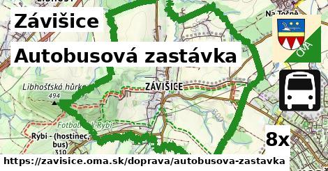 Autobusová zastávka, Závišice