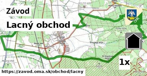 Lacný obchod, Závod