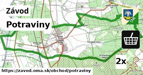 Potraviny, Závod