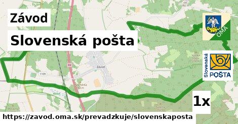 Slovenská pošta, Závod